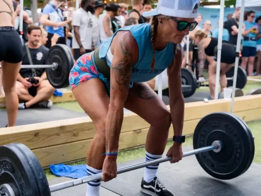 2024 Liftathon woman starting a lift